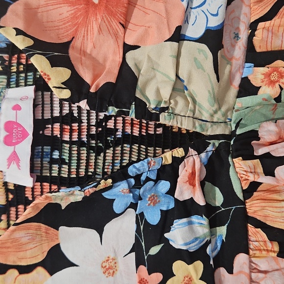 Buddy Love Floral Print Puff Sleeve Top - Picture 4 of 6